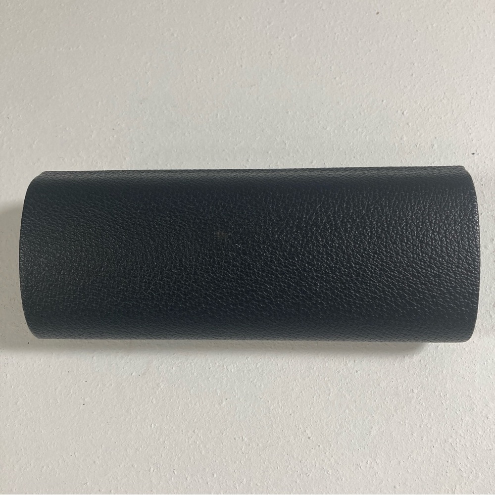 Burberry Glasses Case Black Leather Hard Shell Magnetic Close Sunglasses - Picture 2 of 9